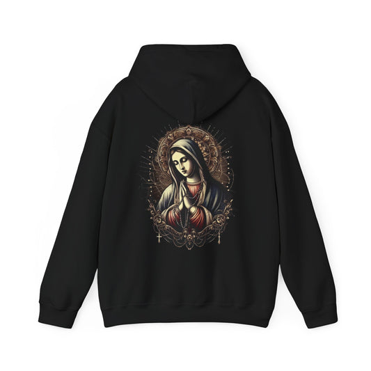 Baggy Hoodie Praying Mother Mary