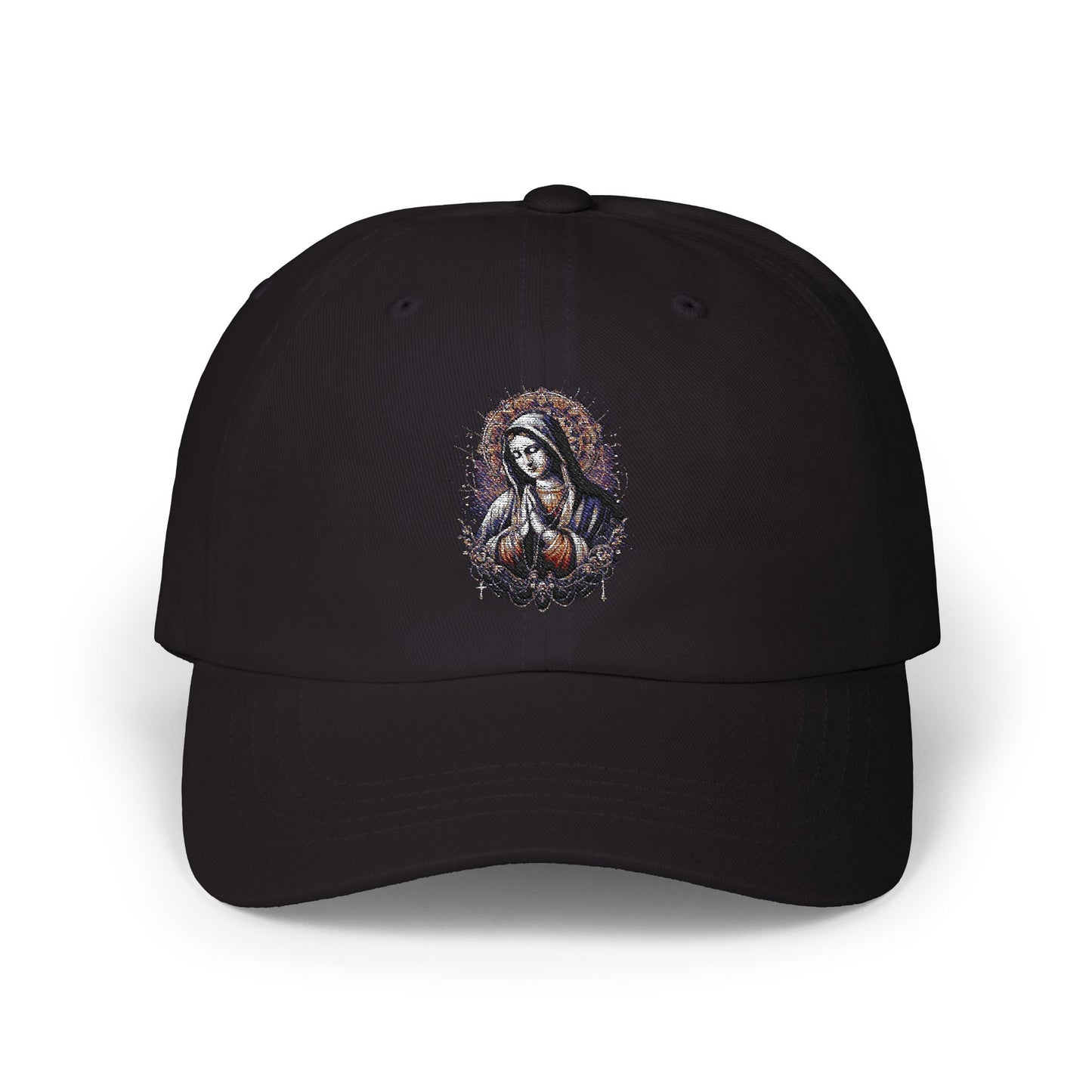 Baseball Cap Praying Mother Mary