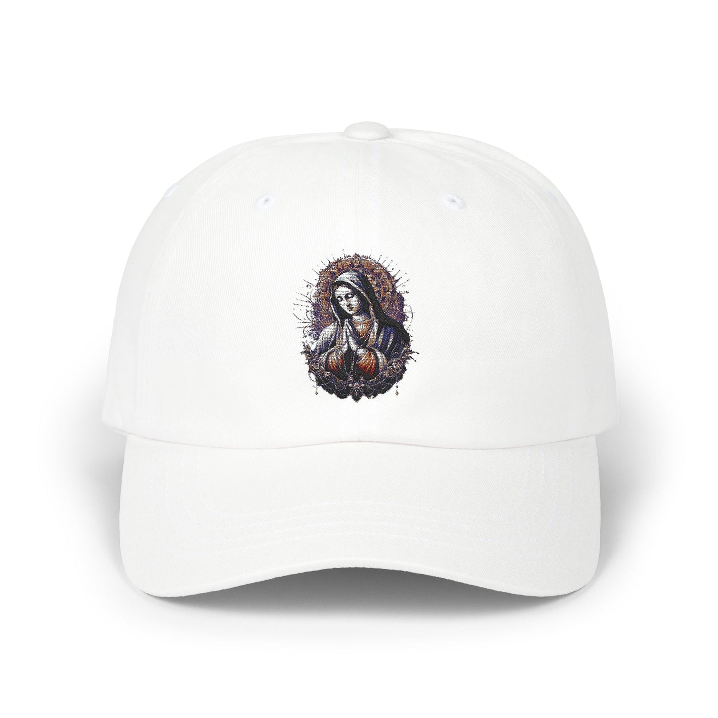 Baseball Cap Praying Mother Mary